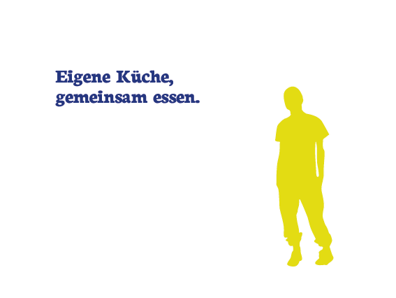 Eigene Küche, gemeinsam essen