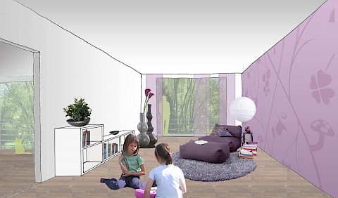 Skizze zum Interior Design 3