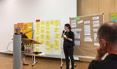 Vorstellung der Ergebnisse der vier Workshop-Gruppen