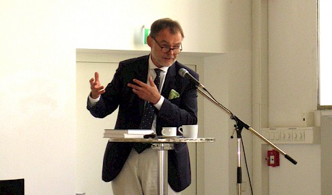 Paul Kahlfeld bei seinem Statement