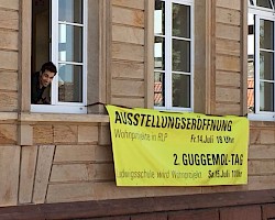 Banner für die Ausstellung und den 2. Guggemol-Tag