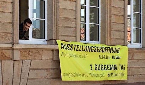 Banner für die Ausstellung und den 2. Guggemol-Tag