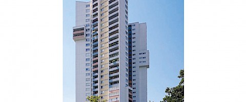 13. Karlsruher Tagung Wohnen und die Architektur der Moderne - Foto: Sigrid Kommoß - Ideal Hochhaus, Berlin Gropisstadt 