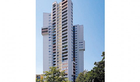 13. Karlsruher Tagung Wohnen und die Architektur der Moderne - Foto: Sigrid Kommoß - Ideal Hochhaus, Berlin Gropisstadt 