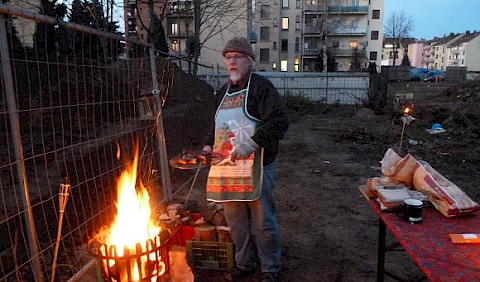 Adventsfeuer in Wittum....