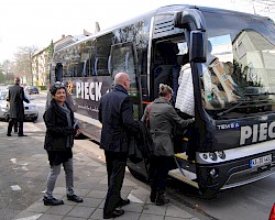 Der wendige Wohnbus bringt alle bis vor die (Projekt-) Haustür