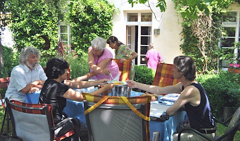 Treffen der InteressentInnengruppe im Sommer 2012