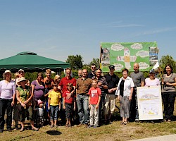 Gruppenbild mit Bürgermeisterin Hänsch