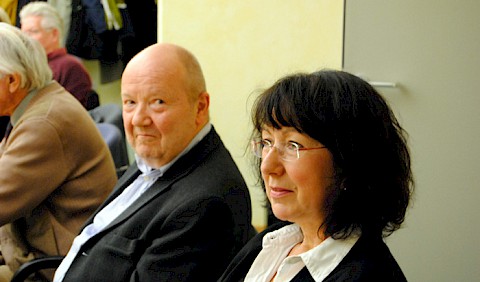 Referent Dr. Göschel mit i3-Akademieleiterin Jutta Grünenwald
