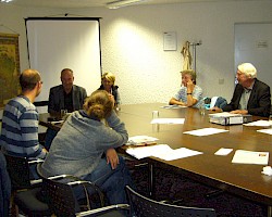 Treffen im Rathaus Wiesloch