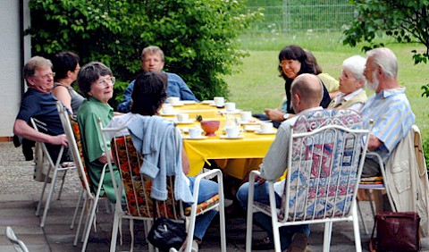 Rege Diskussionen nach Schalls Vortrag