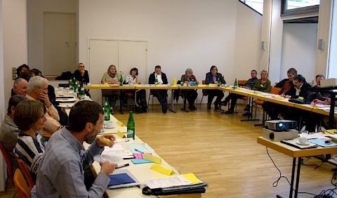 Die große Workshop-Runde, moderiert von Renate Rettenbach