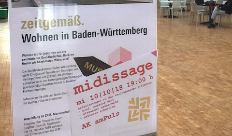 Das Ausstellungsplakat im ZKM