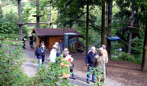 Zwischenstop am Baumwipfelpfad