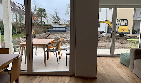Bald gibt es hier auch einen schönen Garten....